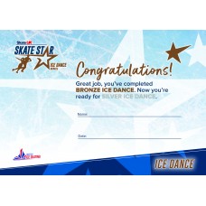 Skate UK Skate Stars Ice Dance Certificate - Bronze